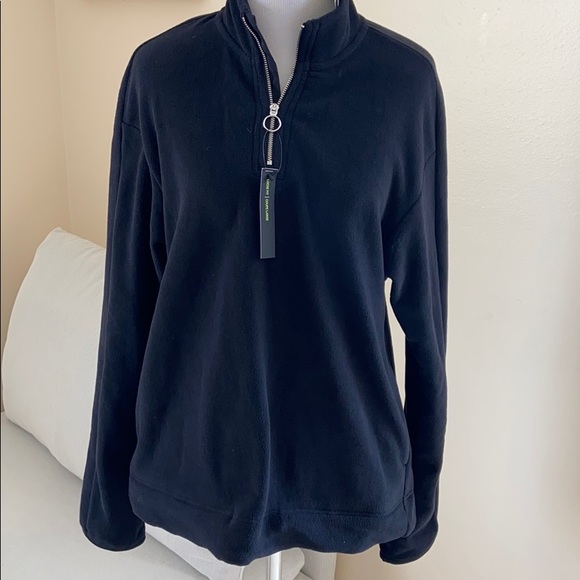 NWT Nike long sleeve black fleece top - Picture 8 of 9